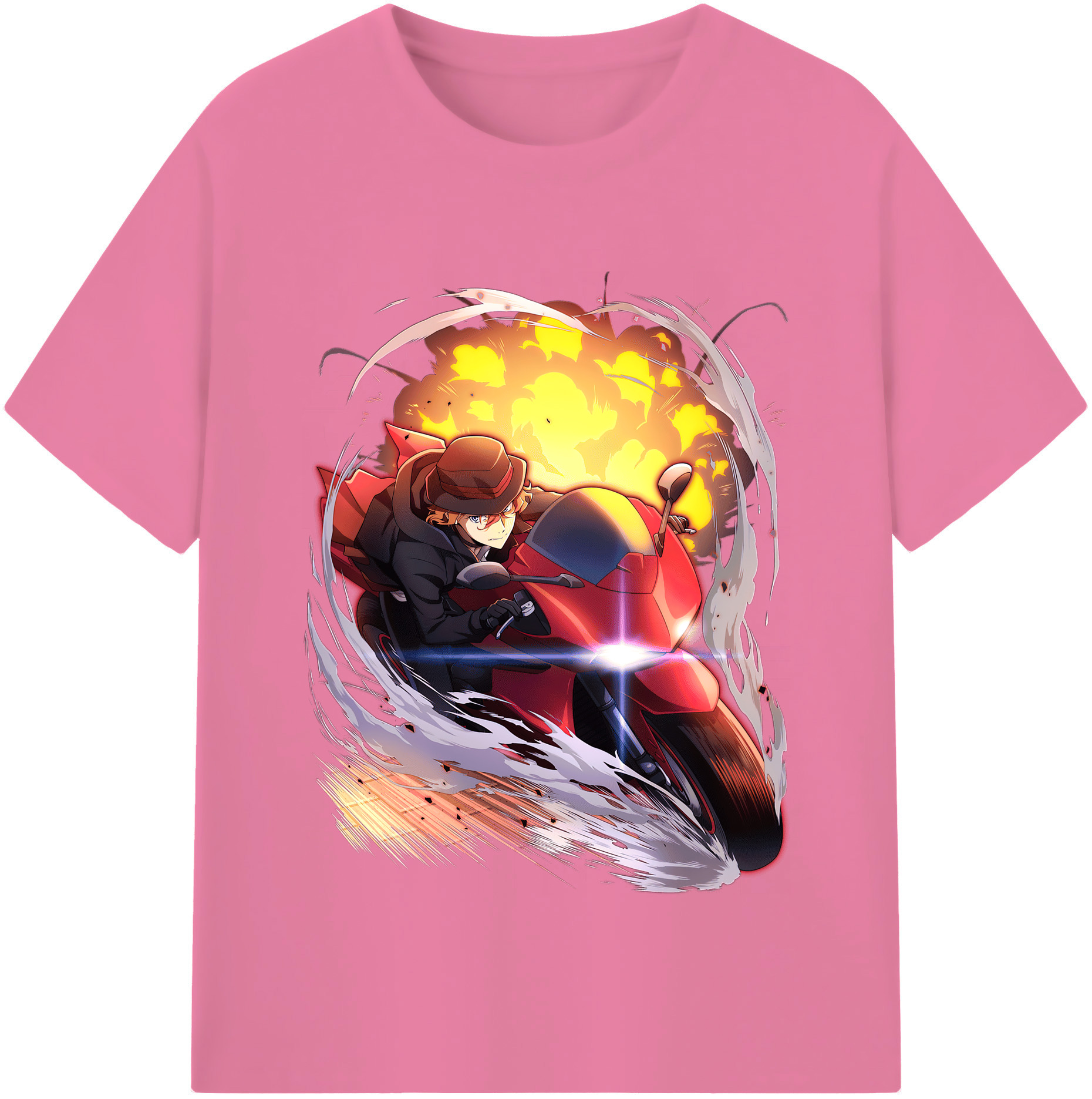 （画像用） 文豪ストレイドッグス Bungo Stray Dogs 綿100％半袖Tシャツ（フロントプリント）